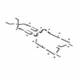 MagnaFlow exhaust system for 1955-1957 Chevy stainless steel polished 16792
