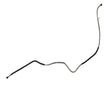 t 1955-57 Ford Thunderbird Fuel Line Kit Rear Section Fuel Line Steel - SGL5503OM Fine Lines