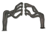 Hooker 1956-1957 Chevrolet Bel Air Long Tube Headers Super Competition 2227HKR for 1956-1957 Chevy black ceramic coated long tube