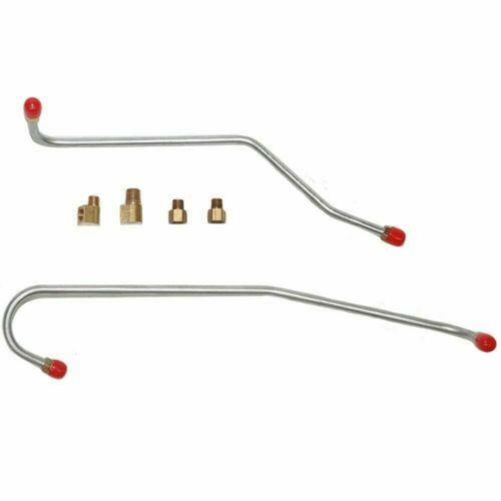 t 1957 Chevrolet Bel Air Pump to Carburetor Fuel Line w/ 4 Fittings - BPC5706SS Fine Lines