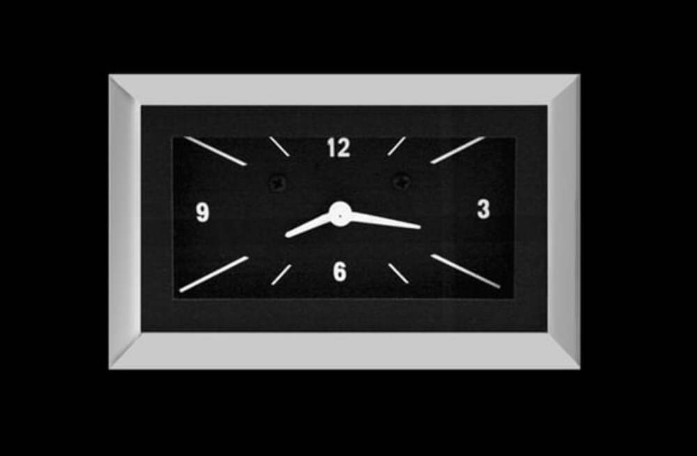 Classic Instruments 1957 Chevy Clock CH57CLB black