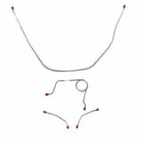 Front Brake Line Kit for 1958 Chevy Bel Air stainless steel