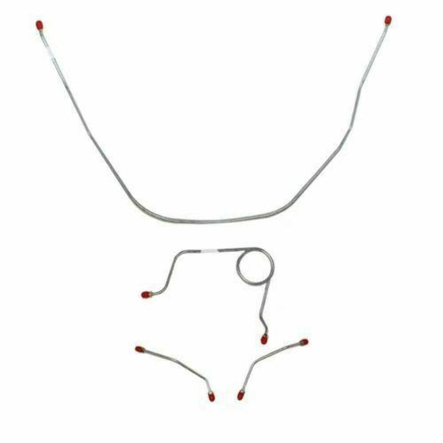 Front Brake Line Kit for 1958 Chevy Bel Air stainless steel