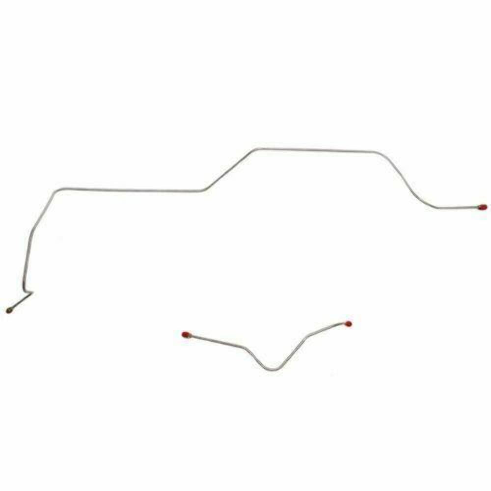 t 1960-63 Ford Falcon Front Brake Line Kit Standard Brakes Stainless - LKT6001SS Fine Lines