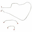 Front Brake Line Kit for 1961-1962 Ford Galaxie stainless steel