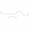 Brake Line for 1961-1962 Ford Galaxie Rear Axle Lines 2 Set stainless steel