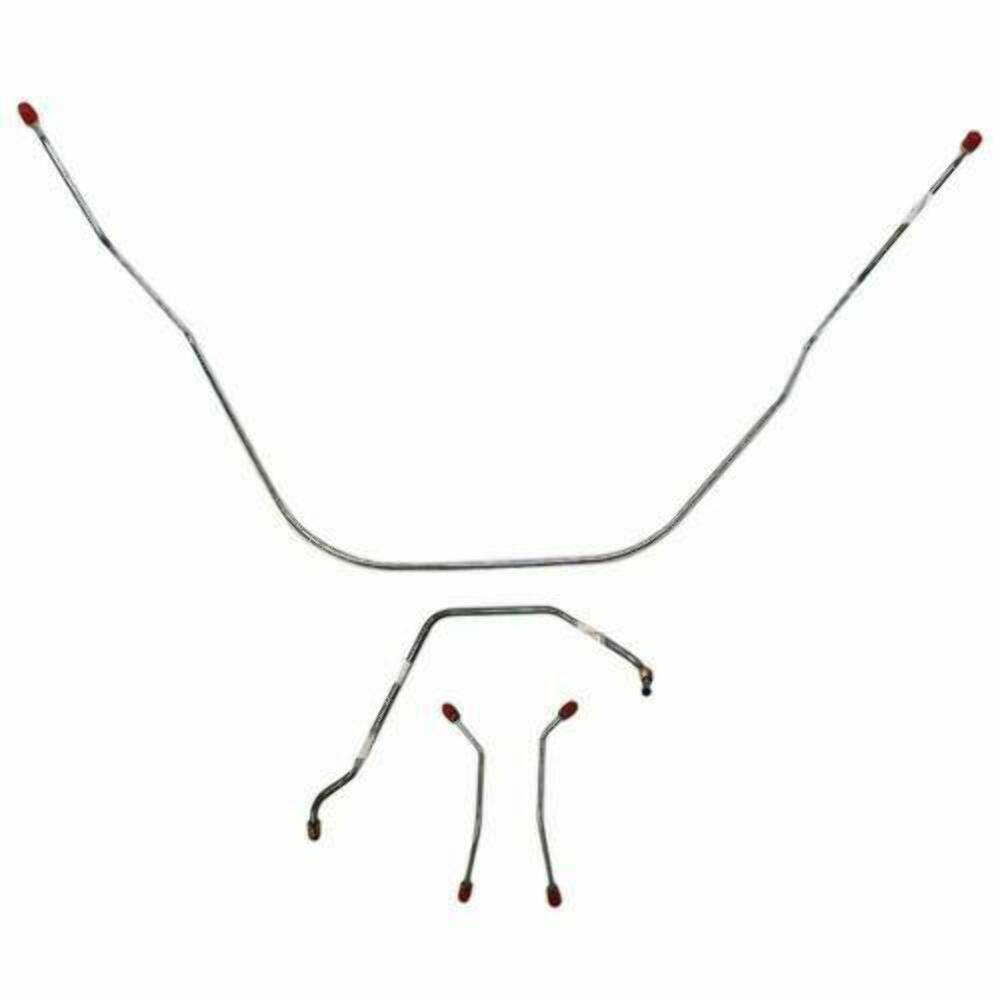 Front Brake Line Kit for 1962-1964 Chevy Bel Air stainless steel