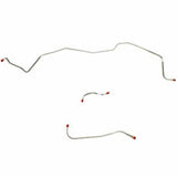 t 1962-64 Dodge Polara Front Brake Line Kit Standard Brakes Steel - RKT6401OM Fine Lines