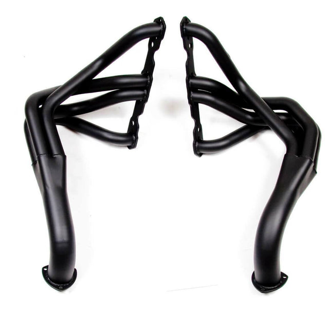 Hooker 1963-1967 Chevrolet Chevy II Long Tube Header Super Competition 2214HKR for 1963-1967 Chevy black ceramic coated long tube