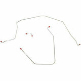 Front Brake Line Kit for 1963-1964 Chevy Corvette stainless steel