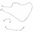Front Brake Line Kit for 1963-1964 Ford Galaxie stainless steel
