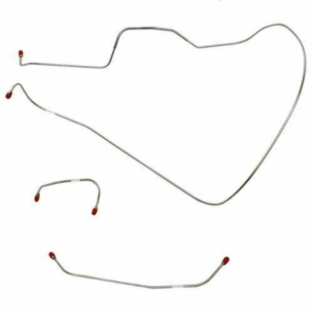 Front Brake Line Kit for 1963-1964 Ford Galaxie stainless steel