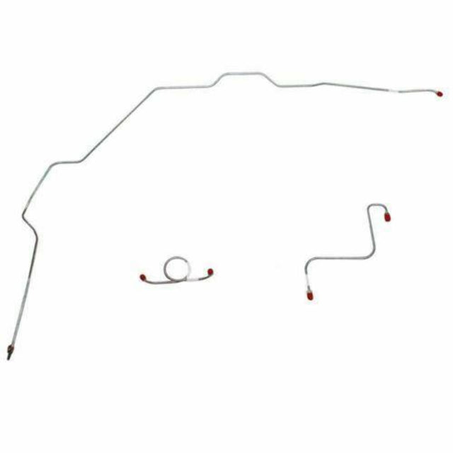 Front Brake Line Kit for 1963-1965 Ford Fairlane drum brakes stainless steel