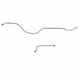 Brake Line for 1963-1965 Ford Fairlane Rear Axle Lines with 8 Inch Axle 2 Set stainless steel
