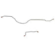 Brake Line for 1963-1965 Ford Fairlane Rear Axle Lines with 8 Inch Axle 2 Set stainless steel
