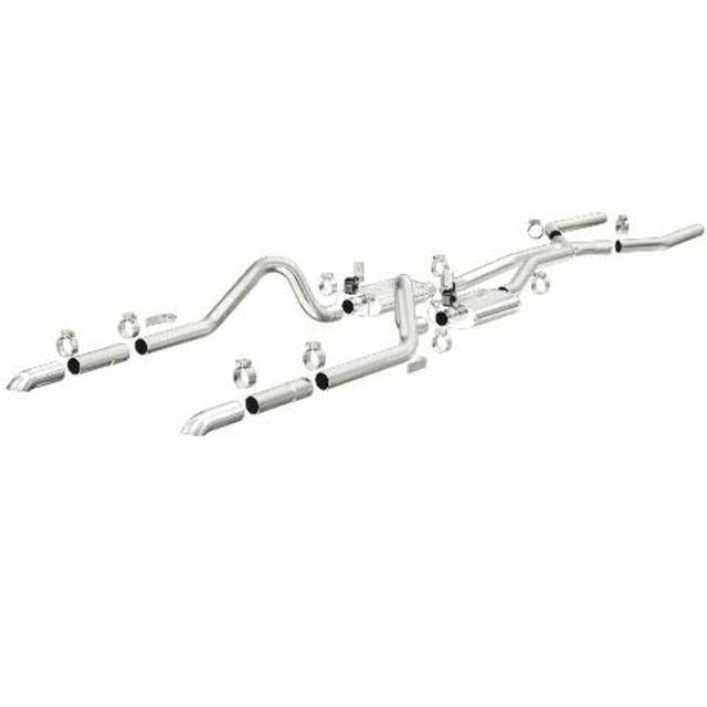 MagnaFlow cat-back exhaust system for 1964-1966 Ford Mustang stainless steel polished