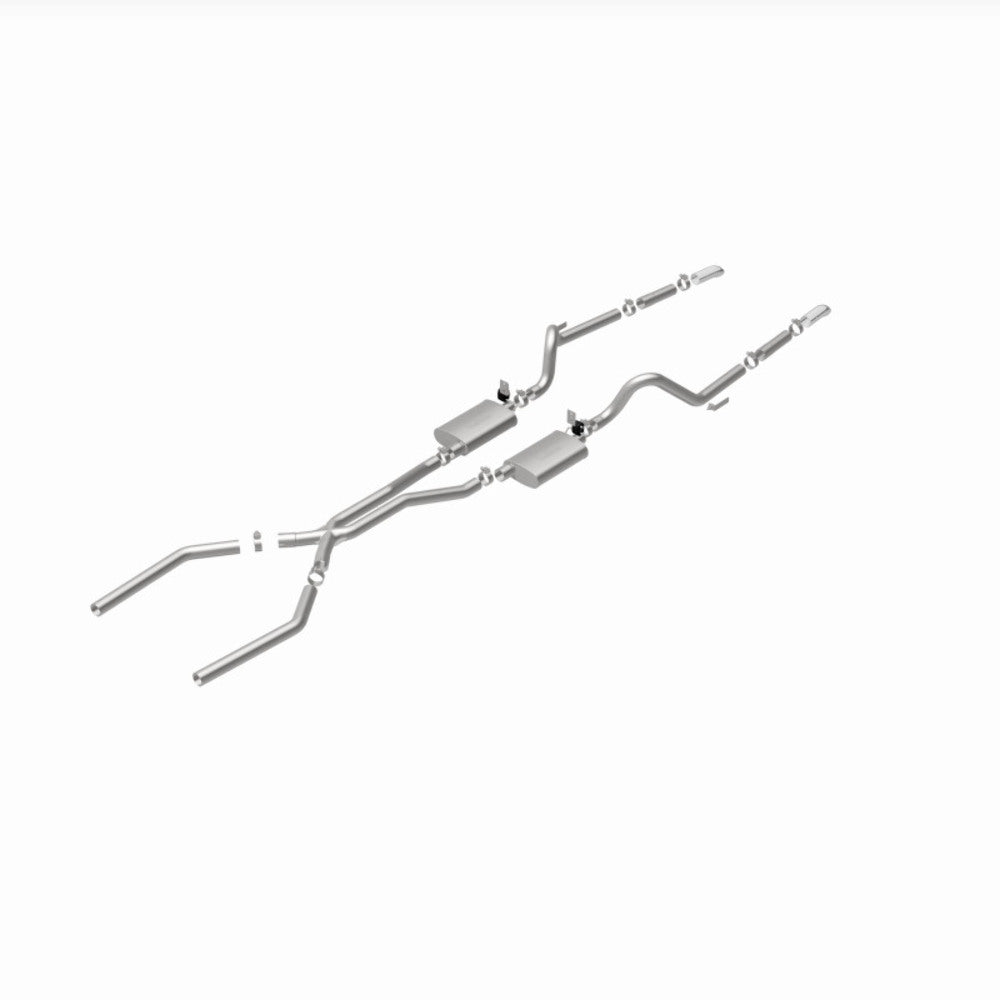 MagnaFlow cat-back exhaust system for 1964-1966 Ford Mustang stainless steel polished