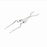 MagnaFlow cat-back exhaust system for 1964-1966 Ford Mustang stainless steel polished