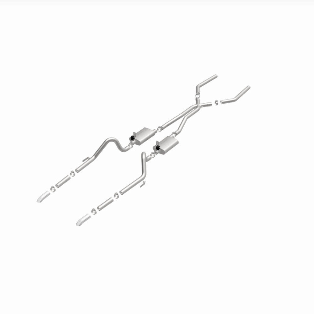 MagnaFlow cat-back exhaust system for 1964-1966 Ford Mustang stainless steel polished