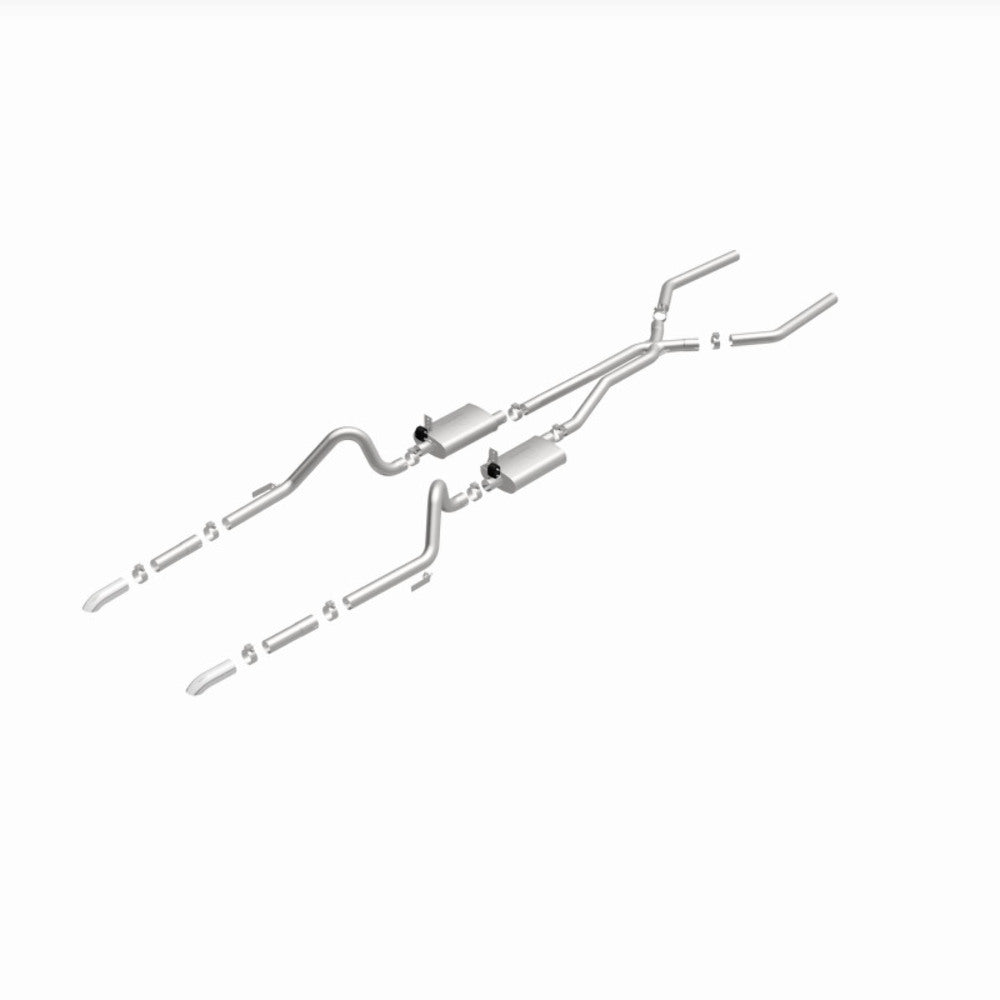 MagnaFlow cat-back exhaust system for 1964-1966 Ford Mustang stainless steel polished