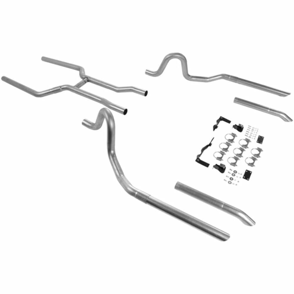 t 1964-1972 Chevrolet Chevelle Header-back Pipe System Flowmaster 17107 Flowmaster