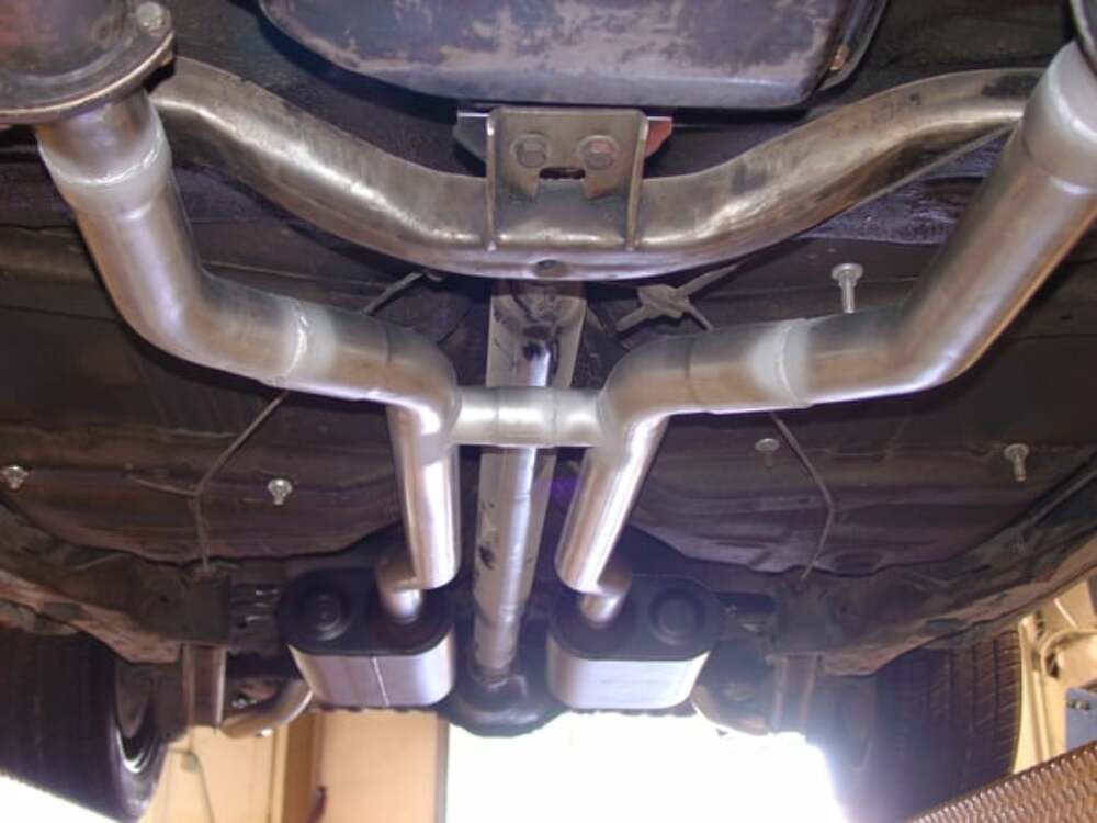 t 1964-1972 Chevrolet Chevelle Header-back Pipe System Flowmaster 17107 Flowmaster