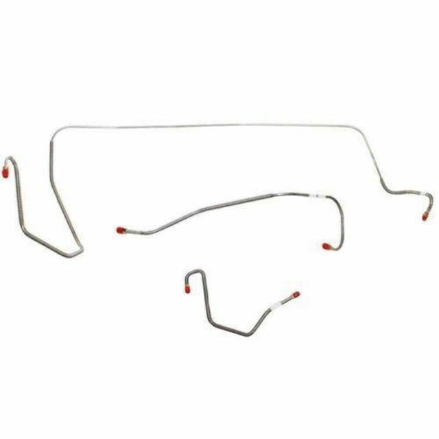 t 1964-65 Dodge Dart Front Brake Line Kit Standard Brakes Steel - YKT6501OM Fine Lines