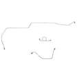 t 1964-65 Ford Mustang Front Brake Line w/ Standard Drum Brakes 3 Piece -ZKT6401SS Fine Lines