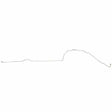 t 1964-65 Mercury Comet Hardtop Intermediate Brake Line Stainless - LIN6404SS Fine Lines