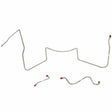 Front Brake Line Kit for 1964-1965 Pontiac Lemans drum brakes stainless steel