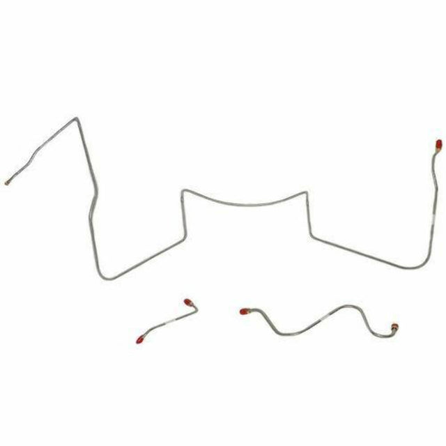 Front Brake Line Kit for 1964-1965 Pontiac Lemans drum brakes stainless steel