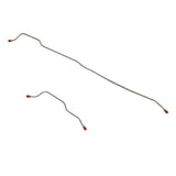 Brake Line for 1964-1966 Ford Mustang 6cyl. Rear Axle Lines 2 Piece Set Stainless stainless steel