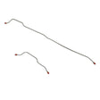 Brake Line for 1964-1966 Ford Mustang 6cyl. Rear Axle Lines 2 Piece Set stainless steel