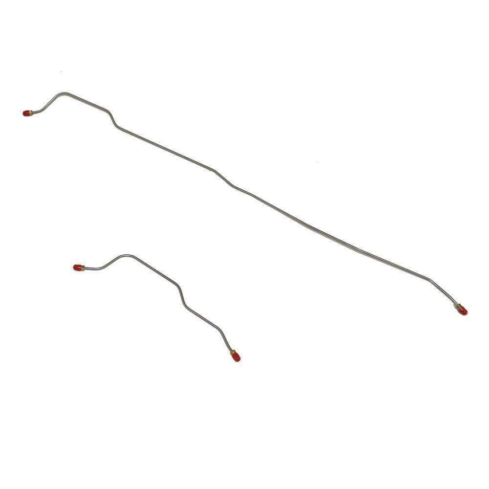 Brake Line for 1964-1966 Ford Mustang 6cyl. Rear Axle Lines 2 Piece Set stainless steel