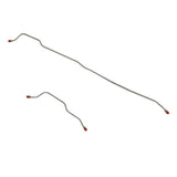 Brake Line for 1964-1966 Ford Mustang 6cyl. Rear Axle Lines 2 Piece Set stainless steel