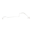 Brake Line for 1964-1966 Ford Mustang Intermediate drum brakes stainless steel