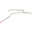 t 1964-67 Chevrolet Chevelle Fuel Tank Vent Line Trunk Mounted Stainless CFV6401SS Fine Lines