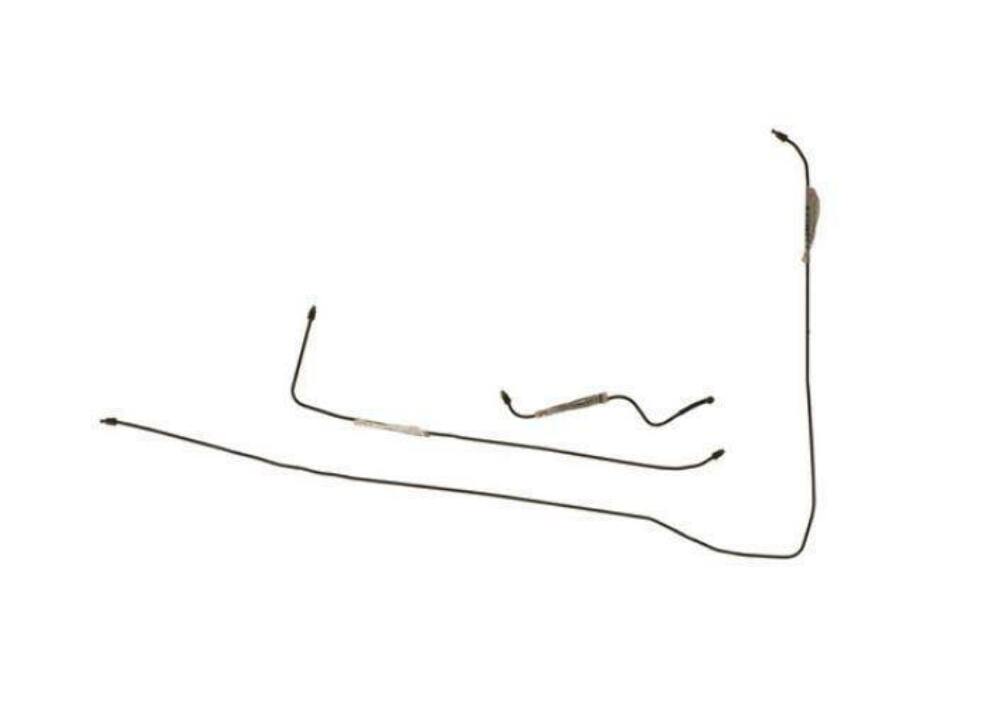 t 1964-67 Chevrolet El Camino Rear Air Shock Lines Stainless - CAS6401OM Fine Lines