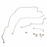 Front Brake Line Kit for 1965-1966 Ford F-100 drum brakes stainless steel