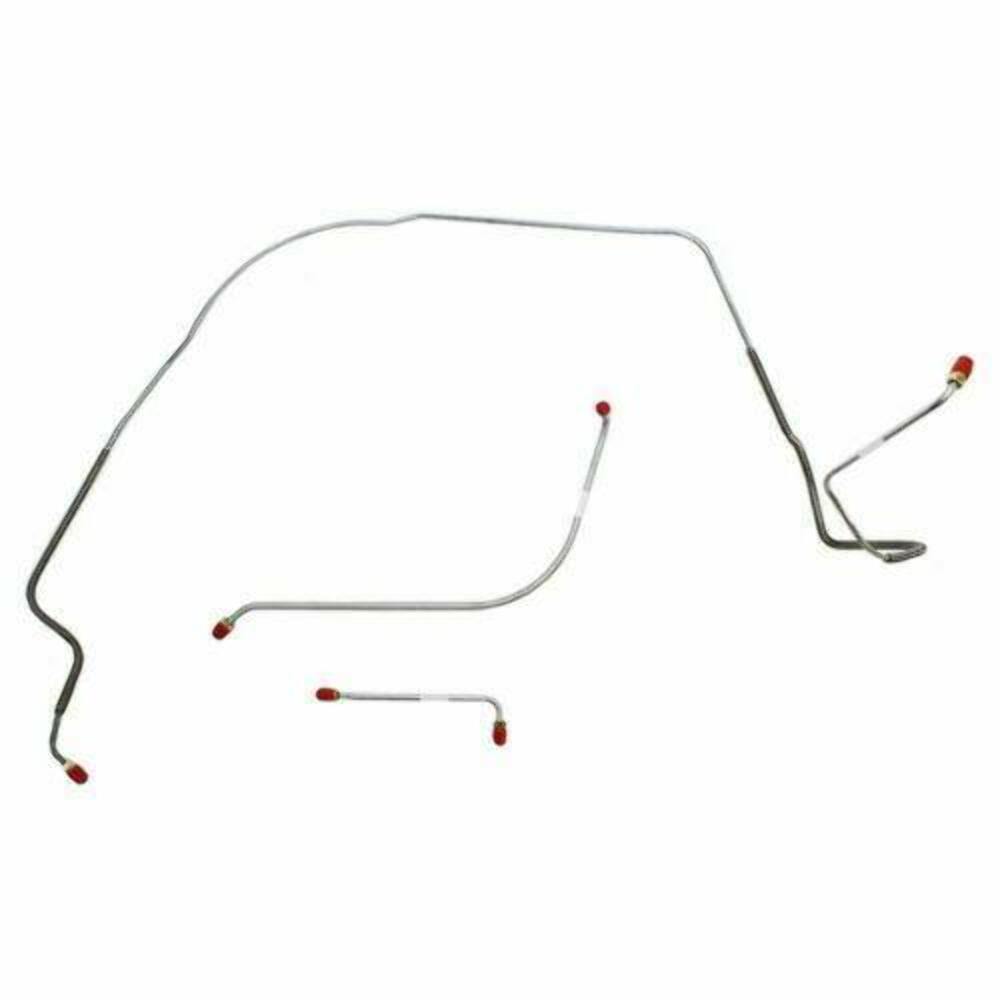 Front Brake Line Kit for 1965-1966 Chevy Chevelle SS drum brakes stainless steel