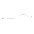 Complete Brake Line Kit for 1965-1966 Ford Mustang ABS disc brakes stainless steel