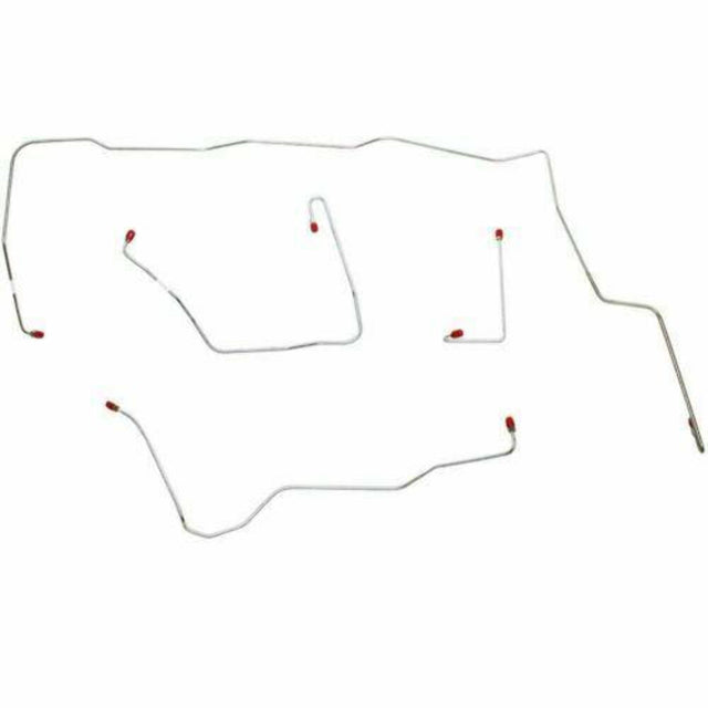 t 1965-66 Ford Thunderbird Front Brake Line Kit w/ Power Brakes 2 Piece SKT6501OM Fine Lines