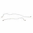 t 1965-69 Chevrolet Bel Air Rear Axle Brake Lines Standard Brakes - BRA6501SS Fine Lines