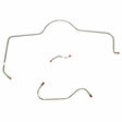 t 1965 Dodge Coronet Front Brake Line Kit Power Brakes 3 Set Steel - RKT6502OM Fine Lines