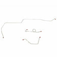 t 1965 Ford Galaxie Front Brake Line Kit with Power Brakes Steel - GKT6502OM Fine Lines