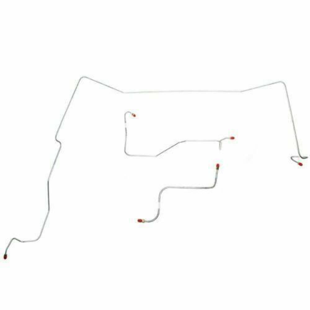 Front Brake Line Kit for 1965 Plymouth Fury drum brakes stainless steel