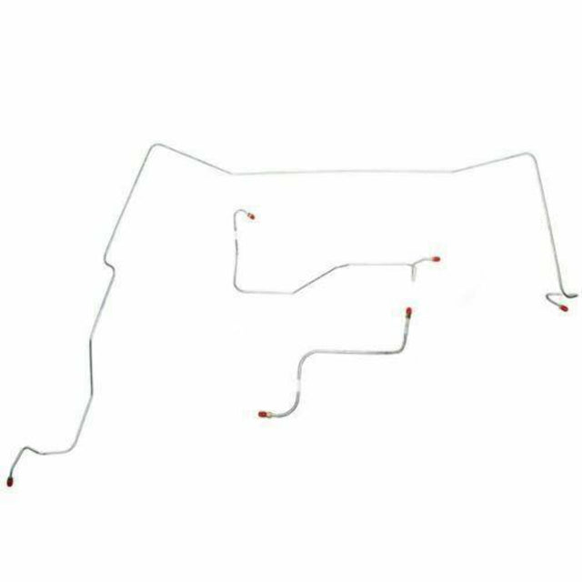 Front Brake Line Kit for 1965 Plymouth Fury drum brakes stainless steel