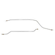 Brake Line for 1966-1967 Chevy Chevy II Rear Axle Lines 2 Piece Set stainless steel
