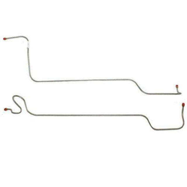 Transmission Cooler Lines for 1966-1967 Chevy Chevy II Transmission Cooler w/o Spacer at Radiator stainless steel