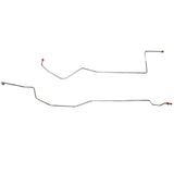 t 1966-67 Ford Fairlane V8 Transmission Cooler Lines 2 Piece Stainless - DTC6601OM Fine Lines